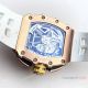 Swiss Grade Richard Mille RM11-03 Flyback Rose Gold Skeleton Watch White Rubber (4)_th.jpg